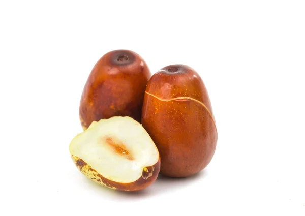 Jujubes chinos aislados — Foto de Stock