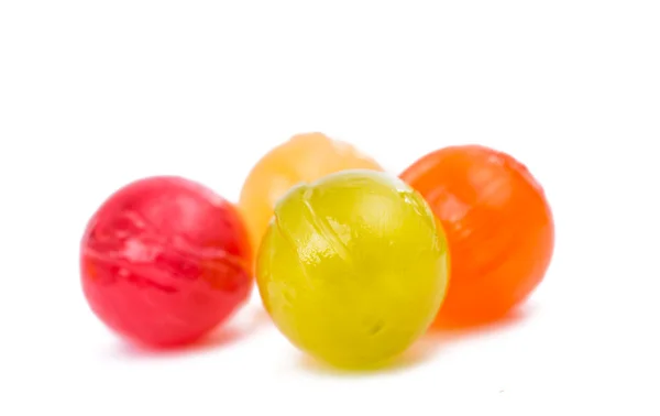 Snoep lollies geïsoleerd — Stockfoto