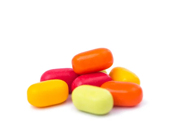 Pílulas de cor isolado — Fotografia de Stock