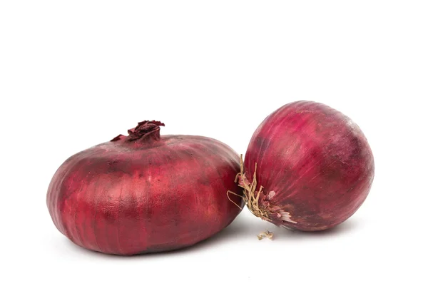 Red sliced onion isolated — Stock Photo, Image