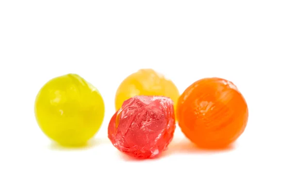 Snoep lollies geïsoleerd — Stockfoto