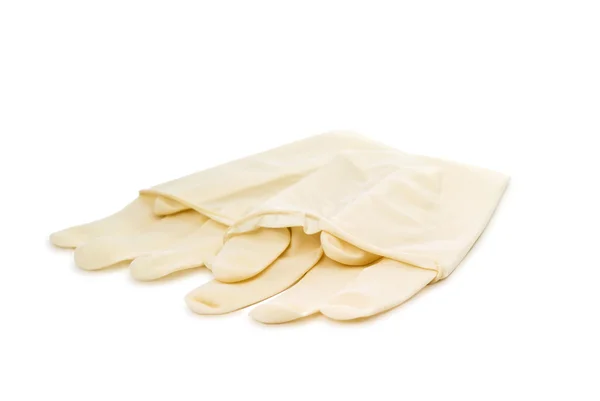 Медичні рукавички, ізольовані — стокове фото