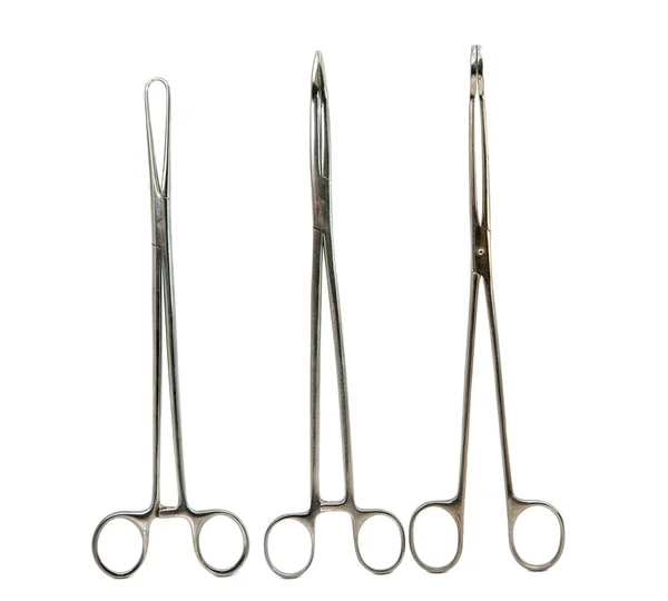 Kirurgiska verktyg isolerade — Stockfoto