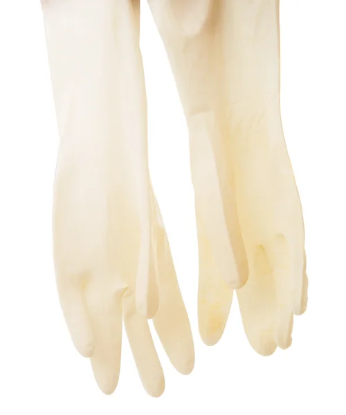 Медичні рукавички, ізольовані — стокове фото