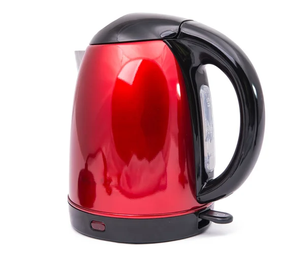 Red teapot isolated — Stock Photo, Image