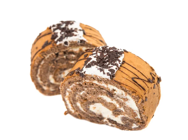 Swiss roll ciasto — Zdjęcie stockowe