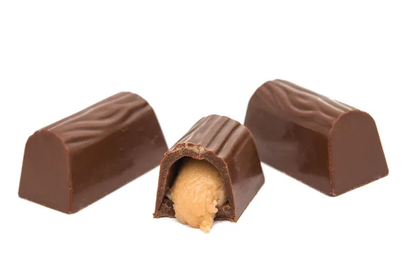 Coklat permen terisolasi — Stok Foto