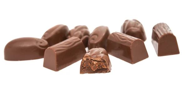 Chocolade snoep geïsoleerd — Stockfoto