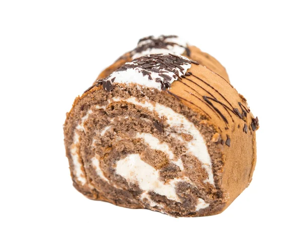 Swiss roll ciasto — Zdjęcie stockowe
