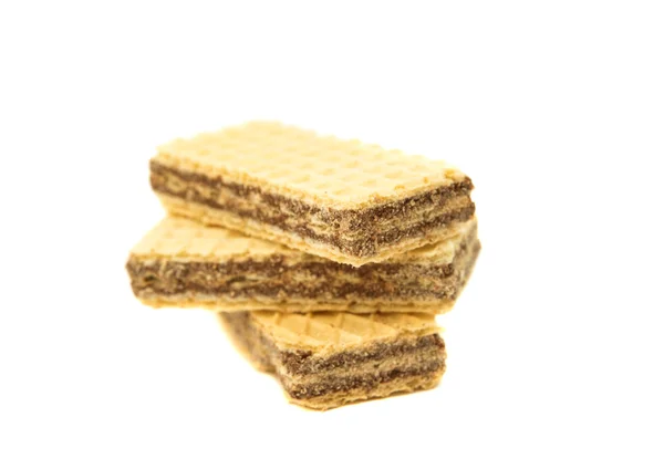 Waffeln isoliert — Stockfoto