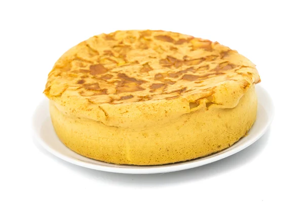 Apple pie geïsoleerd — Stockfoto