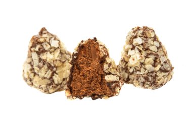 gofret kırıntıları izole de tatlı