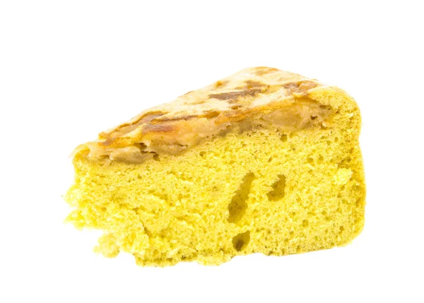 Torta di mele isolata — Foto Stock