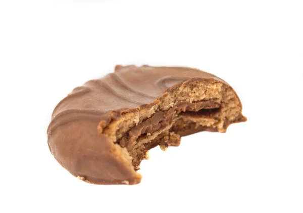 Biscuit au chocolat isolé — Photo