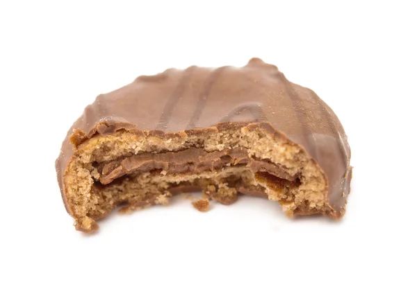 Chocolate cookie isolated — Stock Photo, Image