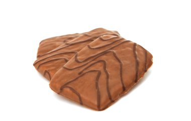 Çikolatalı kek izole