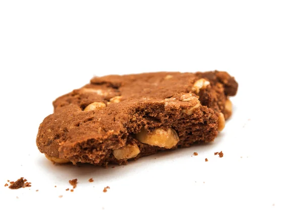 Çikolatalı ve fındıklı kurabiye — Stok fotoğraf