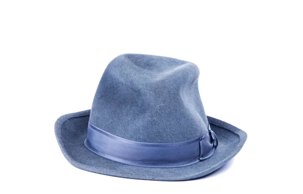 Chapeau gris isolé — Photo