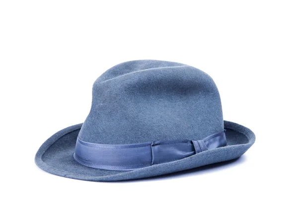 Chapeau gris isolé — Photo