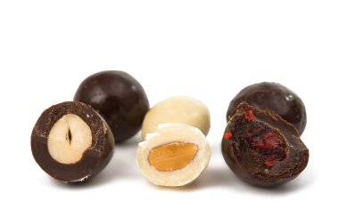 izole çikolata topları