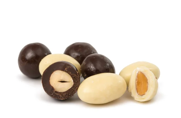 Chocolate balls isolated — Stock Photo, Image