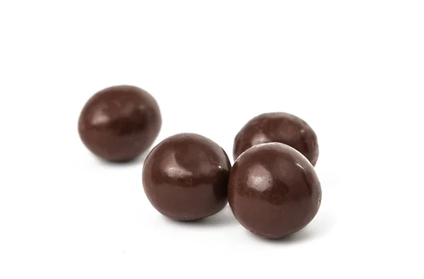 Boules de chocolat isolées — Photo