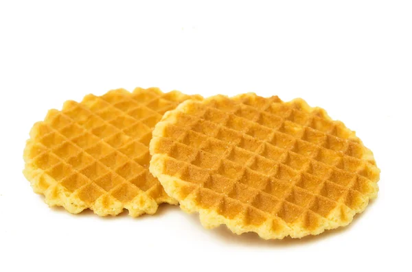 Waffles isolated — Stock Photo, Image