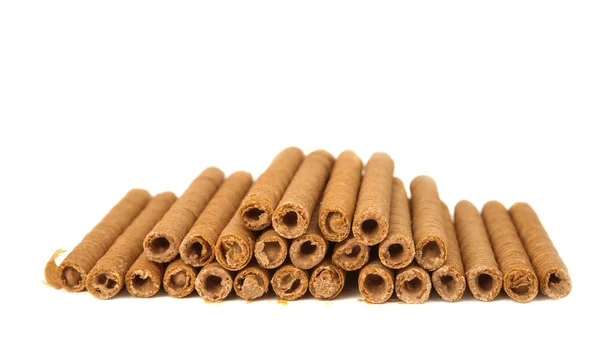 Wafer sticks isolated — Stock Photo, Image