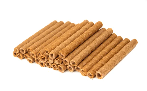 Wafer sticks isolated — Stock Photo, Image