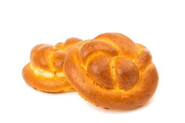 taze tatlı beyaz ekmek izole