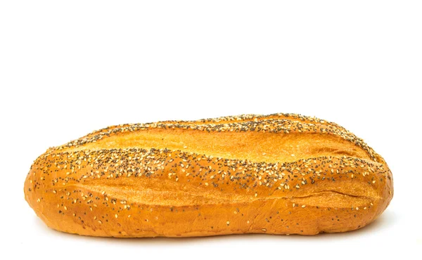 Φρέσκο γλυκό ψωμί λευκό απομονωθεί — Φωτογραφία Αρχείου