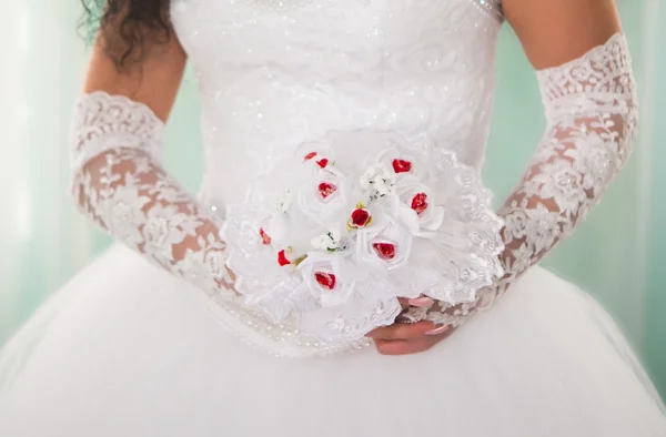 Novia en un vestido — Foto de Stock