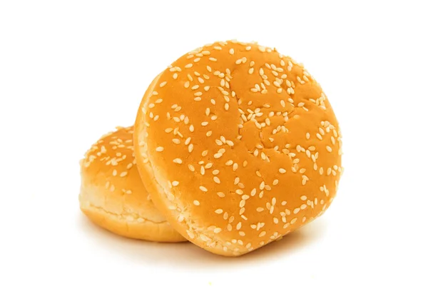 Izole hamburger ekmeği — Stok fotoğraf