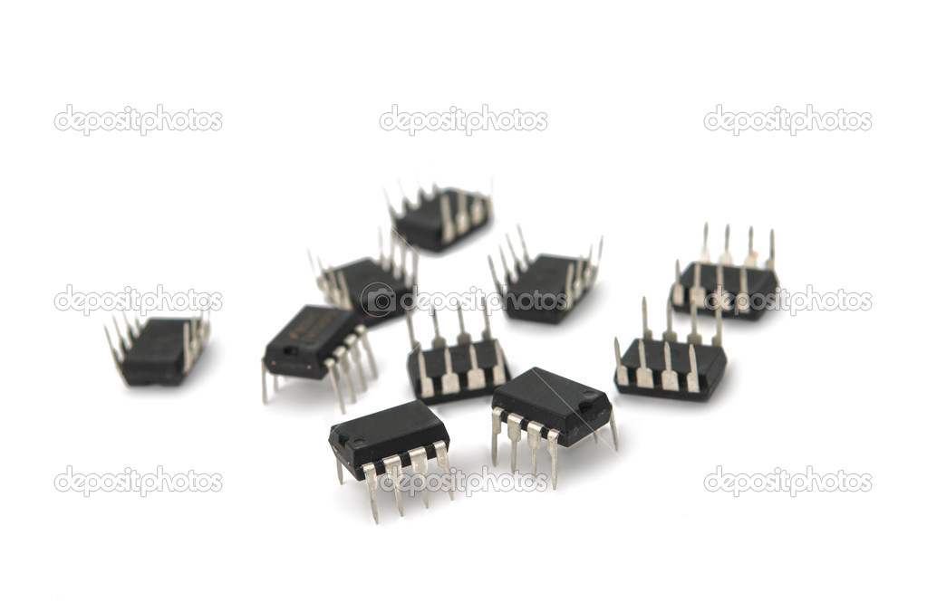 TV chips isolated