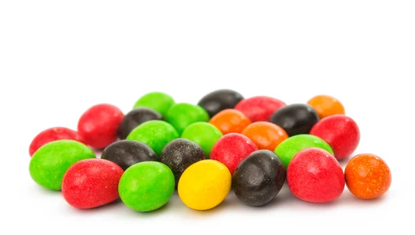 Color dragees with peanuts isolated — Stock Photo, Image
