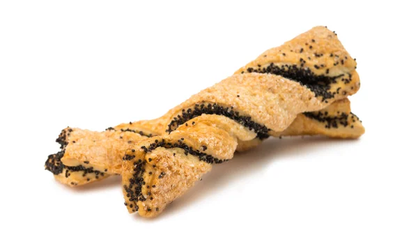 Puff with poppy seeds — Stock Photo, Image