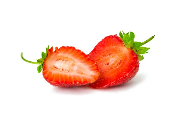 Fragola isolata — Foto Stock