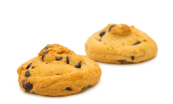 Galletas con chocolate aislado —  Fotos de Stock