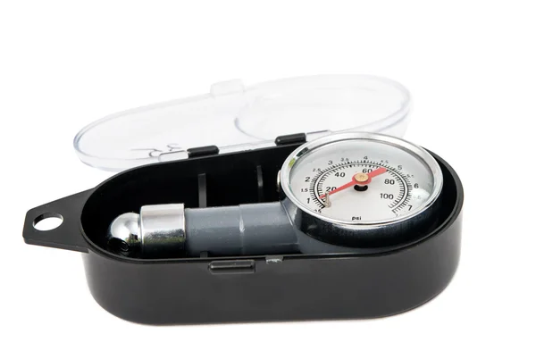 Pressure gauge isolated — Stock Photo, Image