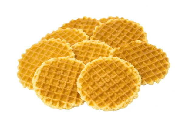 Wafels geïsoleerd — Stockfoto