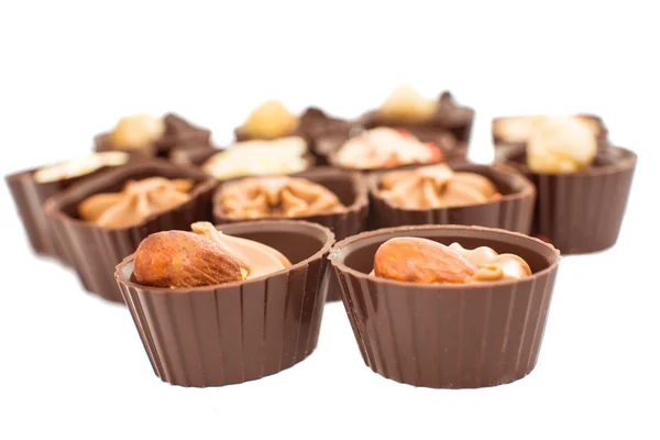 Chocolate caramelo aislado —  Fotos de Stock