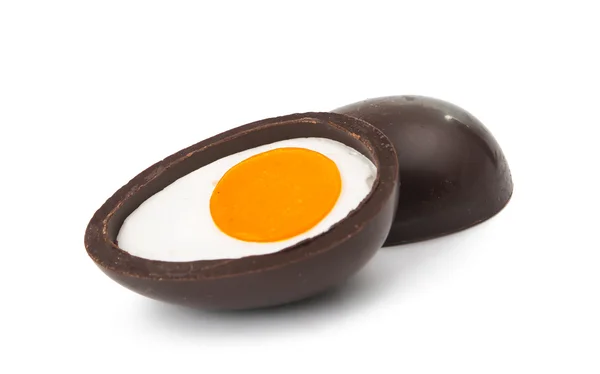 Σοκολατένια αυγά απομονωθεί — Φωτογραφία Αρχείου