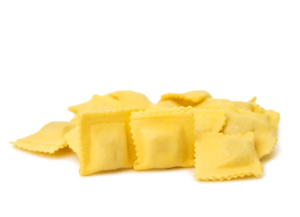 Ravioli pasta squares isolated Royalty Free Stock Photos