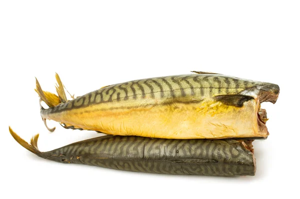 Rökt fisk isolerade — Stockfoto