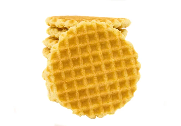 Waffles isolated — Stock Photo, Image