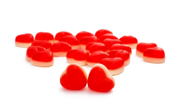 Candy hearts isolated Stock Picture