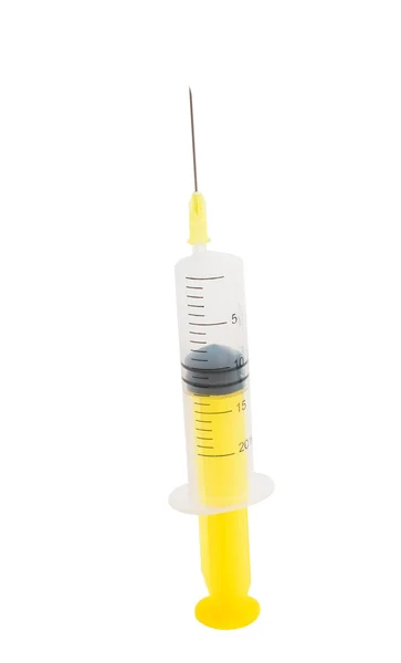 Izolovaná injekční stříkačka — Stock fotografie