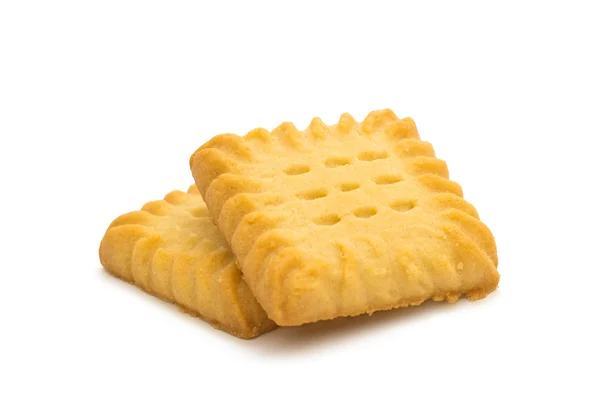 Galletas de mantequilla aisladas — Foto de Stock