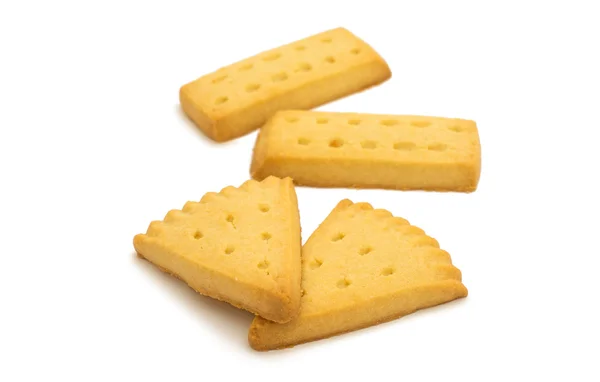 Galletas de mantequilla aisladas — Foto de Stock