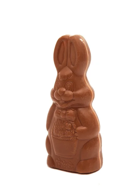 Easter chocolate bunny isolated — Stock Photo, Image
